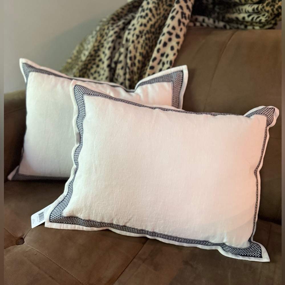 New! Ralph Lauren Linen Throw Pillows